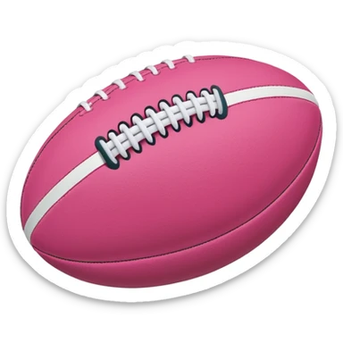 Rugby Fashion sport formpink without man sticker