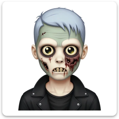 Zombie boy with nu-metal vibe  sticker
