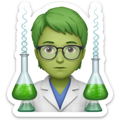 green scientific experts sticker