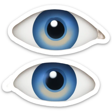 yeux bleus sticker