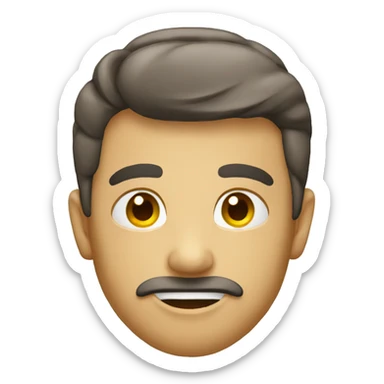 head emoji about to tell something important sticker