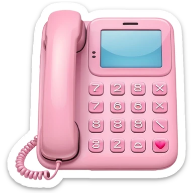 Pink pastel phone sticker