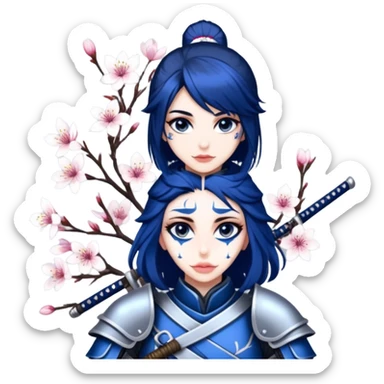 Samurai Warrior sticker