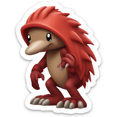 Knuckles the echidna ￼ sticker