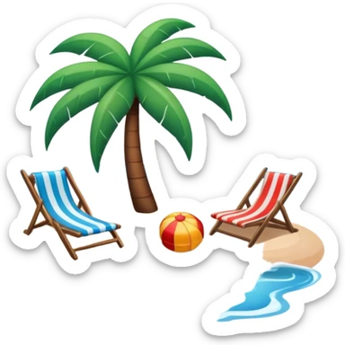 Beach sticker