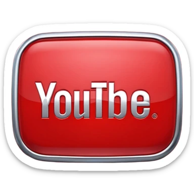 Youtube logo sticker