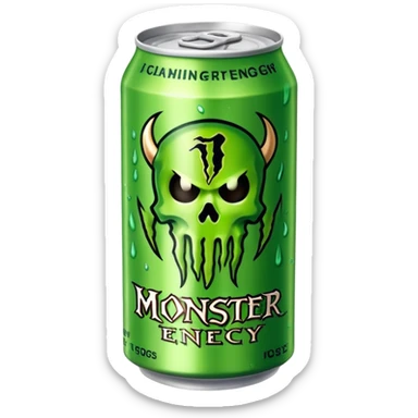 Monster energy drink sticker