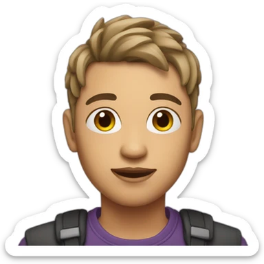 nonbinary person sticker