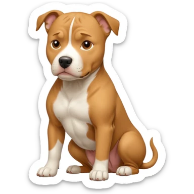Pitbull grade dog sticker