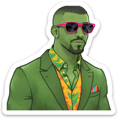 Gay drake sticker