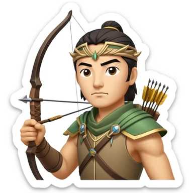 liu bei in honor of king skin:desert ranger sticker
