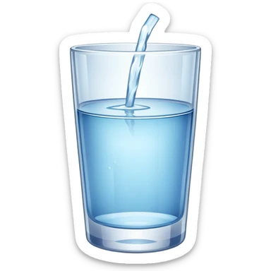 drinking water sticker
