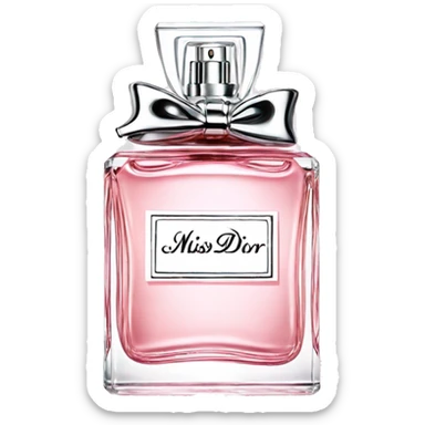 Miss dior perfume sticker