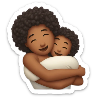 cuddle sticker