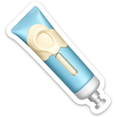 ointment tube sideways sticker