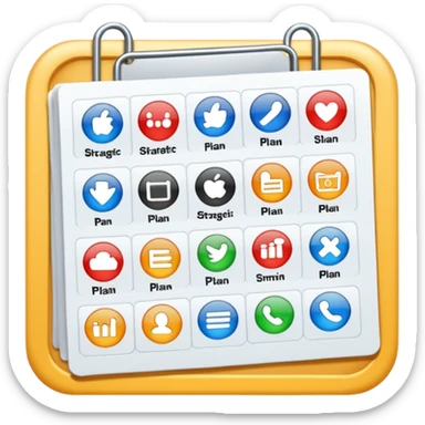 strategic plan sticker