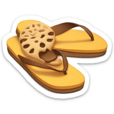 flip flop eating chee sticker