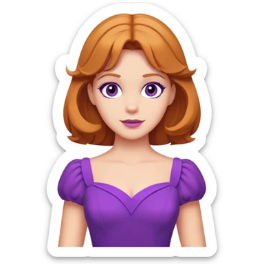 daphne blake from scooby doo  sticker