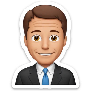 Create an emoji of Epstein waving to the camera in Family Guy style but make it especially like Epstein and not like all old guys sticker