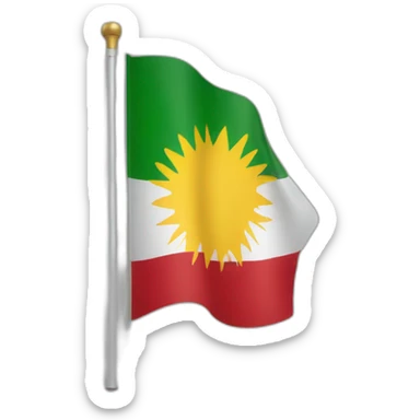 Kurdistan flag  sticker
