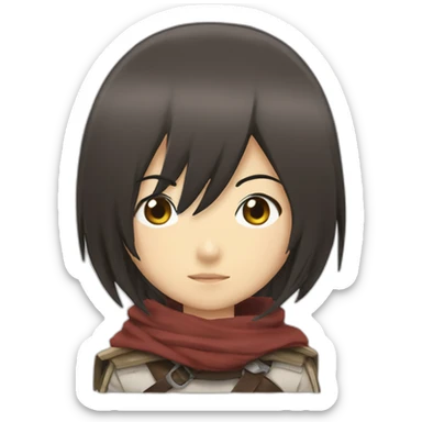 Mikasa sticker