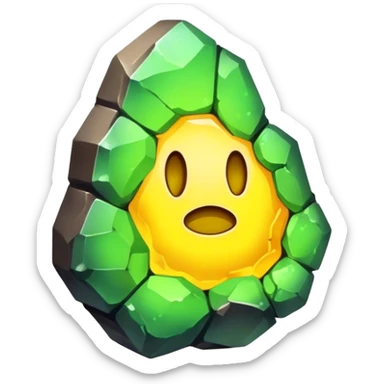 uranium ore realistic sticker