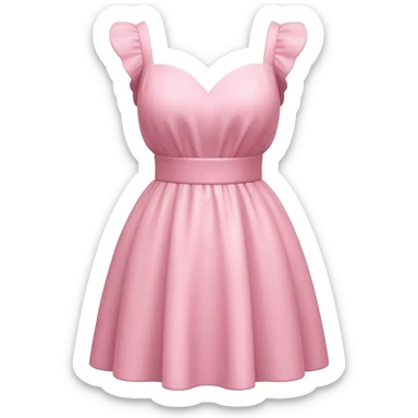 Light pink dress sticker