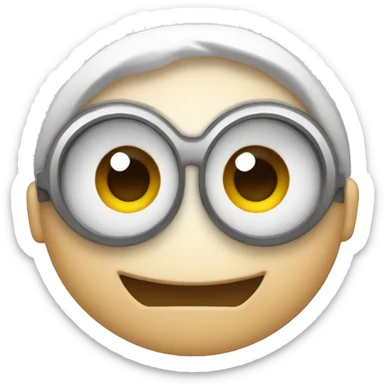 emoji with eyebags sticker