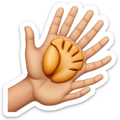 Palm in the stomach sticker