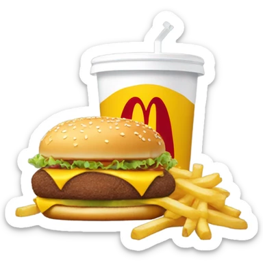 McDonald’s drive thru sticker