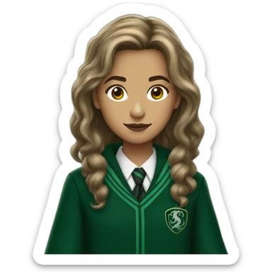 Hermione Granger in Slytherin sticker