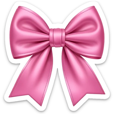 Cute pink Bow sticker