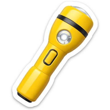 Flashlight Yellow sticker