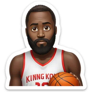 king kong james harden sticker