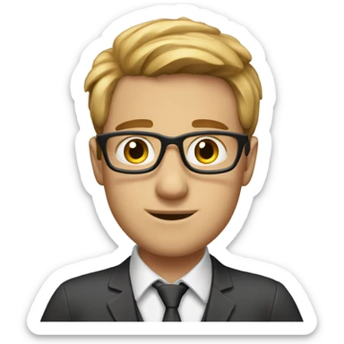 Alex, The Busy Professional (29 y) sticker