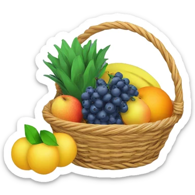 Fruit basket  sticker