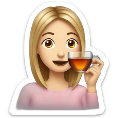 gossip over tea sticker