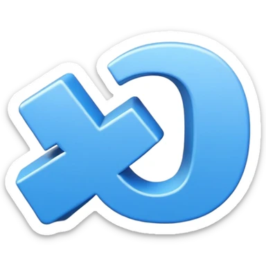 a translation symbol, inspired by the Google Translate style sticker