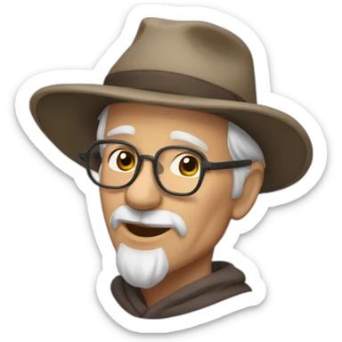 Wise old lover jrugr sticker