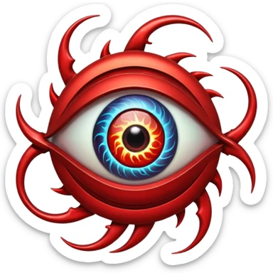 Eye of chaos warhammer sticker