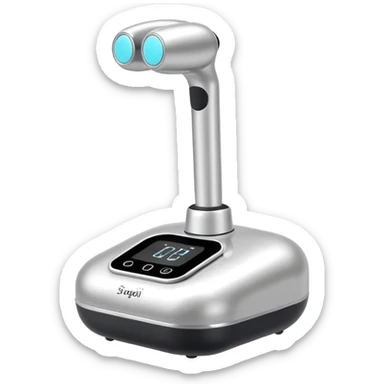 Mini neck massage machine sticker