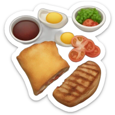 Dinner sticker