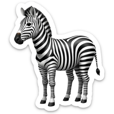 zebra sticker