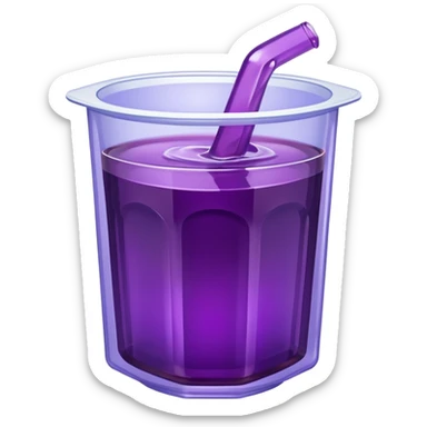 grape juice packet sticker