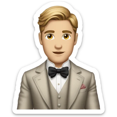Nick Caraway from the great gatsby sticker