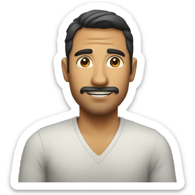 Hola enojado sticker