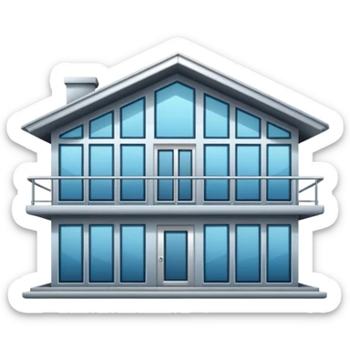 House made from the 2000s era sticker