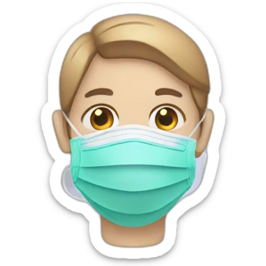 surgical mask sticker
