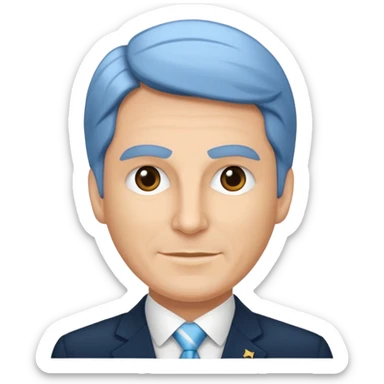 Javier Milei current president of Argentina sticker