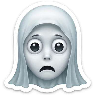 Un fantasma triste sticker